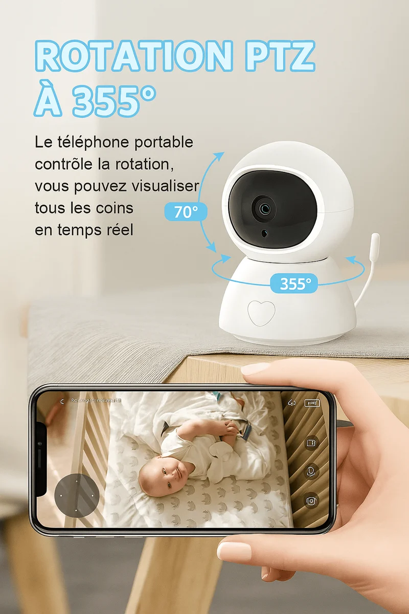 Smart Baby Vagt med HD Video og Fjernbetjening