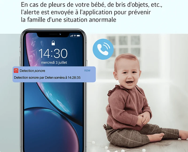 Smart Baby Vagt med HD Video og Fjernbetjening