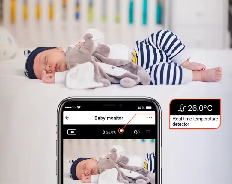Smart Baby Vagt med HD Video og Fjernbetjening
