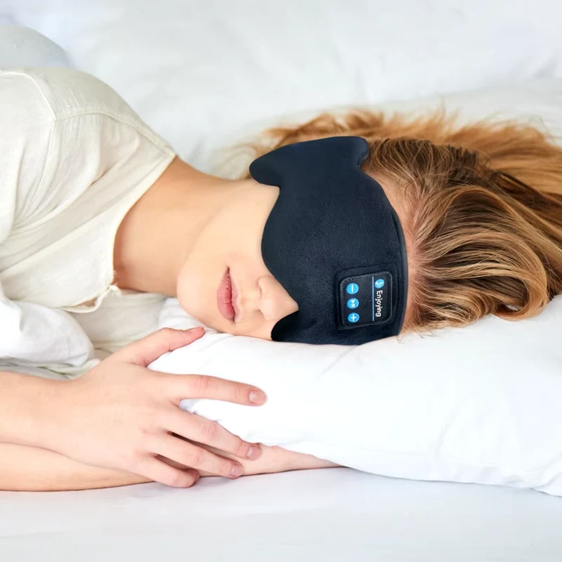 Trådløs Sove Maske med Lydisolering