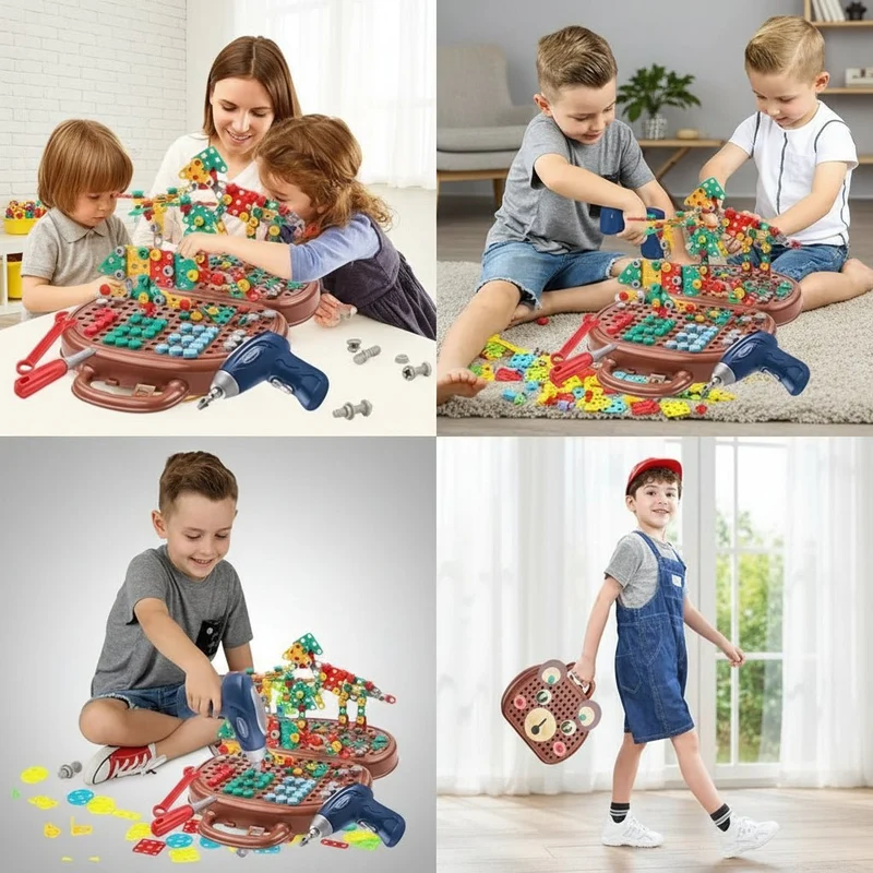 Montessori Læringssæt til Børn – Stimulerer Kreativitet & Læring