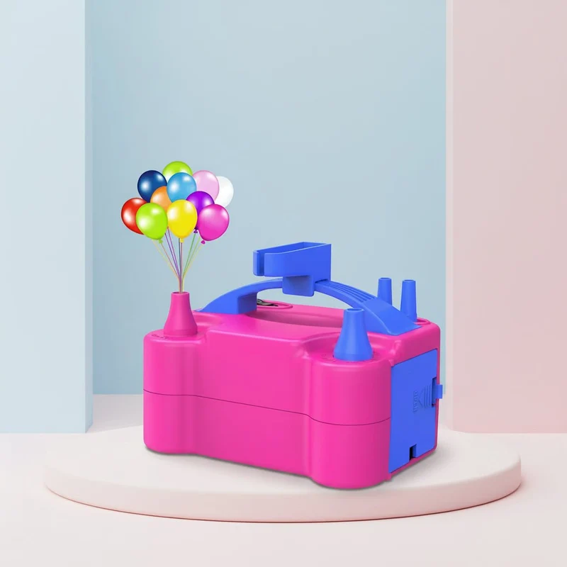 Elektrisk Ballonpumpe med Dobbelt Dyse til Hurtig Oppustning