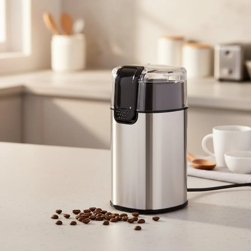 Effektiv Elektrisk Kaffekværn med Rustfri Stålblade til Hjemmet
