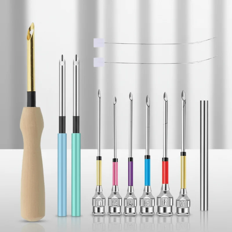 Broderisæt med Punch Needle – Ergonomisk og Holdbart Design