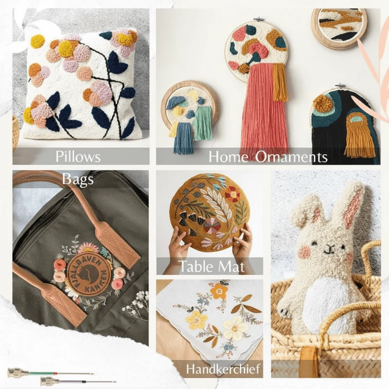 Broderisæt med Punch Needle – Ergonomisk og Holdbart Design