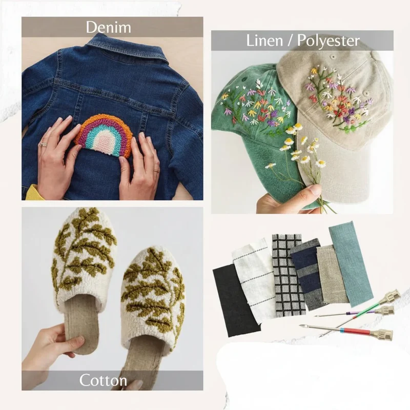Broderisæt med Punch Needle – Ergonomisk og Holdbart Design