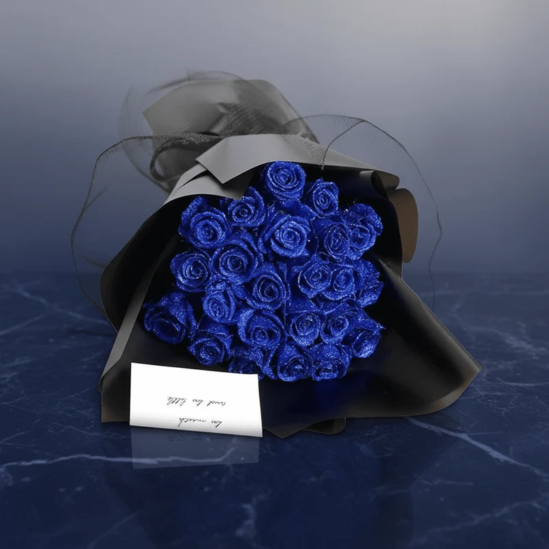 Evighedsrose med Glimmer - Perfekt Gave til Specielle Anledninger