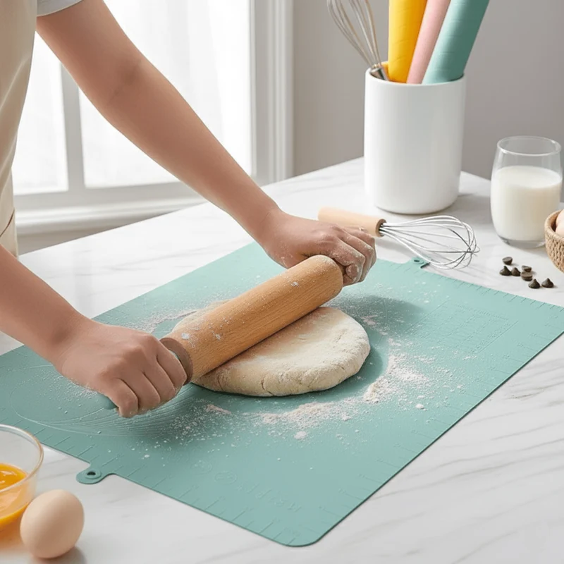 Stor Silikone Bagemåtte - Non-Stick og Varmebestandig