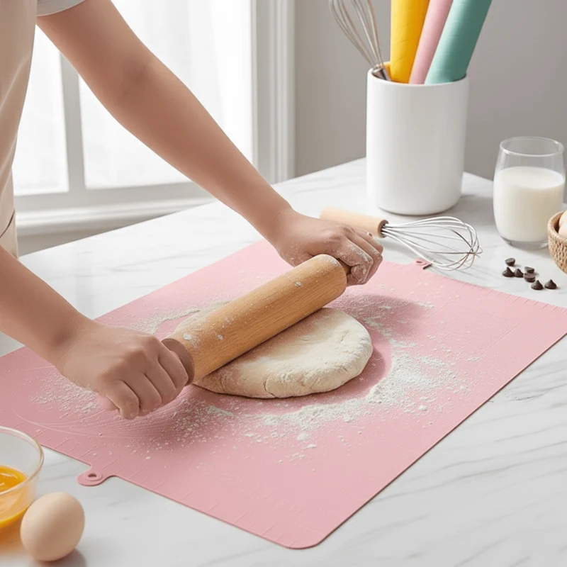 Stor Silikone Bagemåtte - Non-Stick og Varmebestandig