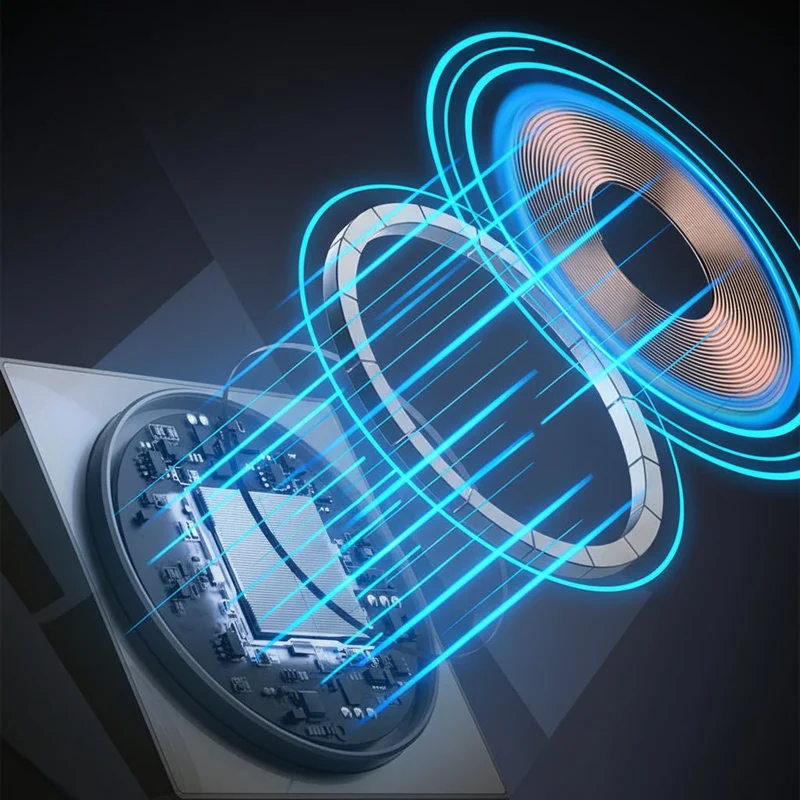 Trådløs Sammenklappelig Oplader til Telefon, Ur & Øretelefoner