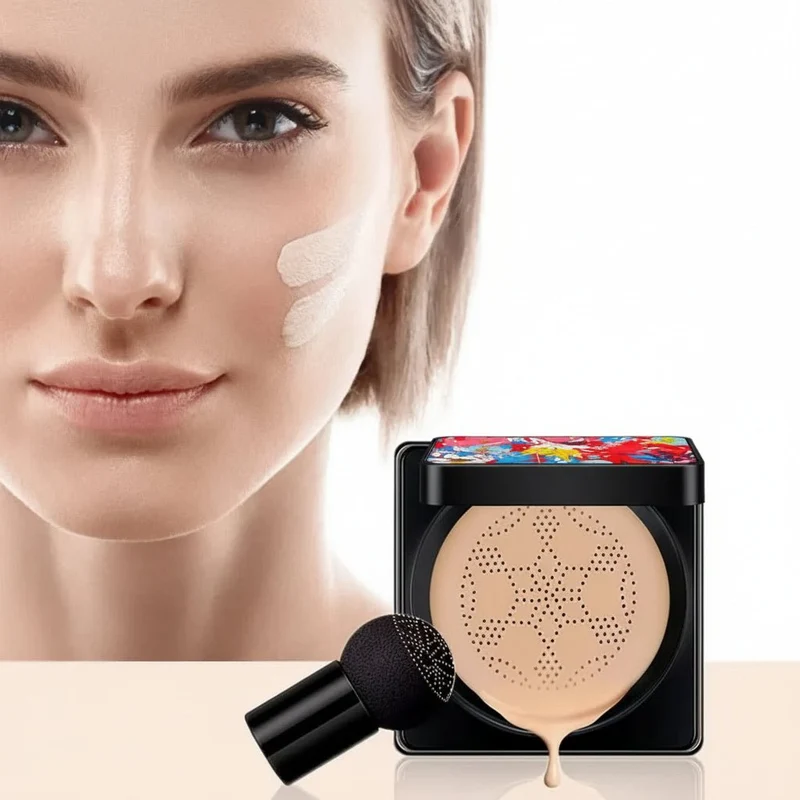 CC Cream Foundation: Fugtgivende Glød og Jævn Dækning