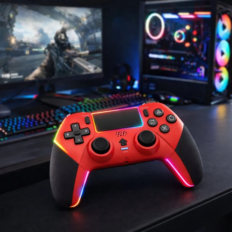 Trådløs Gaming Controller med RGB og Præcision