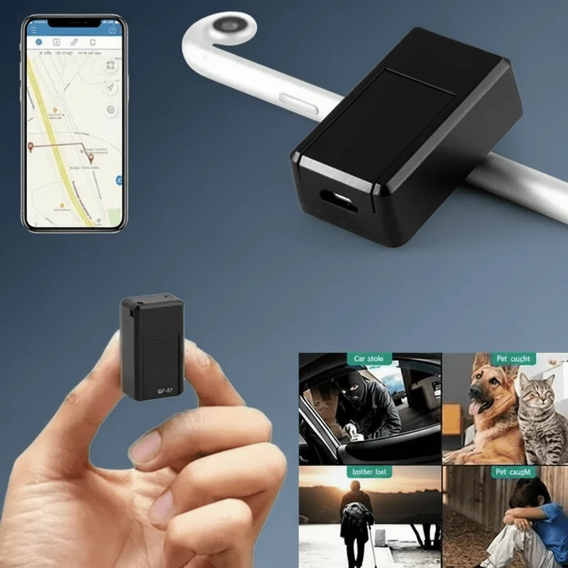 Kompakt GPS Tracker til Biler med Lang Batterilevetid