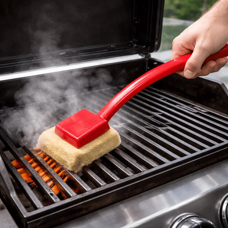 Sikker Grillbørste uden Børster med Damp til Effektiv Rengøring