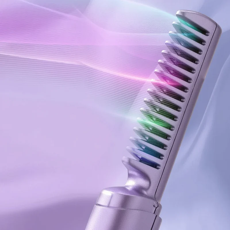 Trådløs Keramisk Glattebørste til Hurtig og Let Styling
