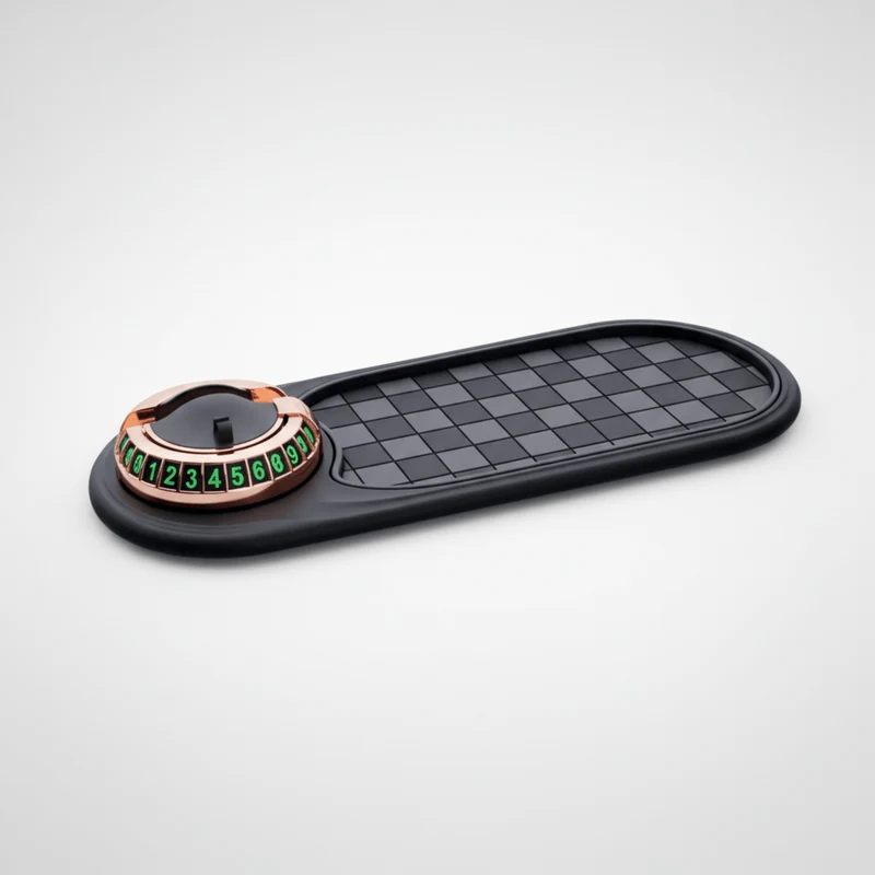 Universal Anti-Slip Dashboard Mat med 360° Telefonholder