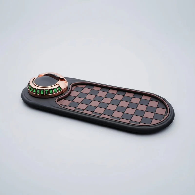 Universal Anti-Slip Dashboard Mat med 360° Telefonholder