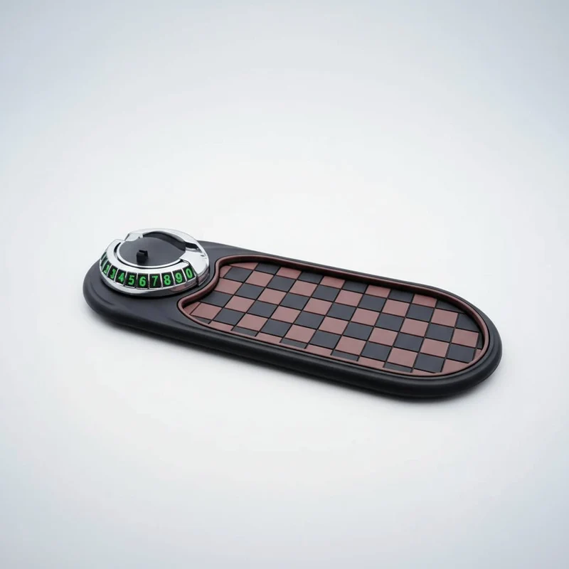 Universal Anti-Slip Dashboard Mat med 360° Telefonholder