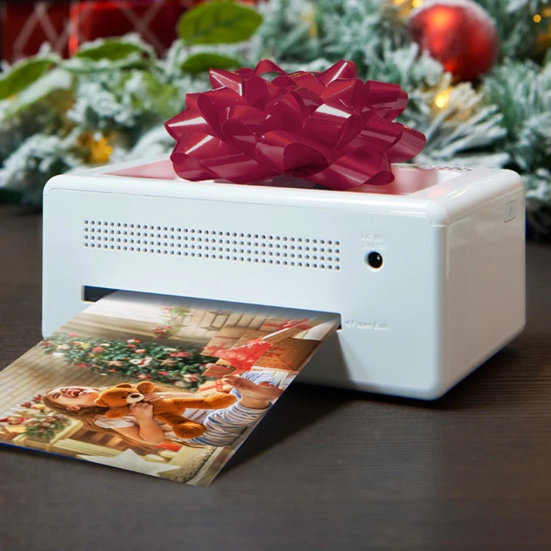 Trådløs Smartphone Printer: Øjeblikkelige 4x6 Farvefotos