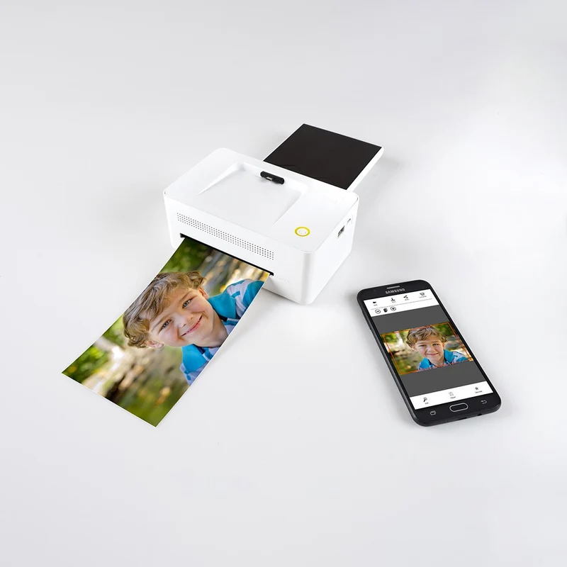 Trådløs Smartphone Printer: Øjeblikkelige 4x6 Farvefotos