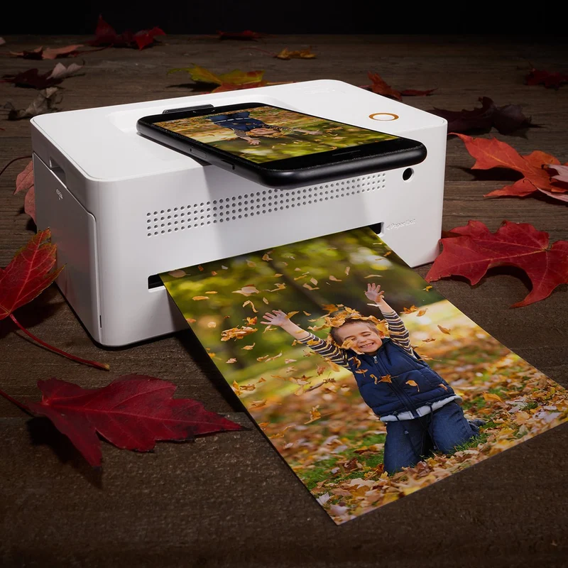 Trådløs Smartphone Printer: Øjeblikkelige 4x6 Farvefotos