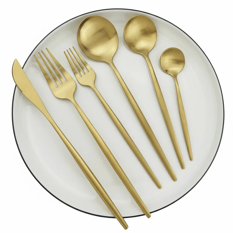Moderne Bestiksæt i Rustfrit Stål - Elegant og Holdbart