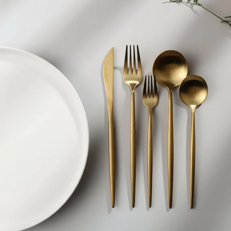 Moderne Bestiksæt i Rustfrit Stål - Elegant og Holdbart