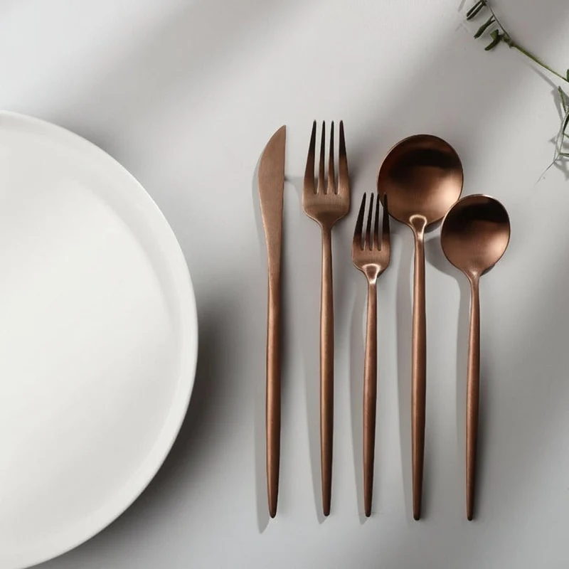 Moderne Bestiksæt i Rustfrit Stål - Elegant og Holdbart