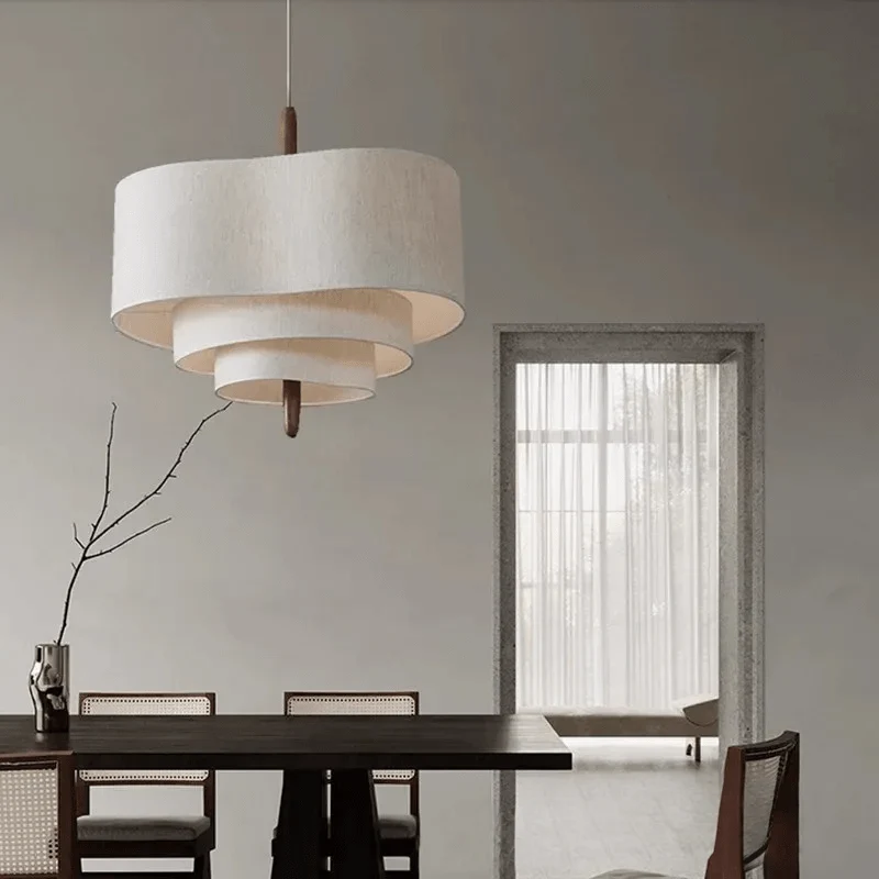 Japandi Hængelampe - Minimalistisk Design i Naturlige Materialer
