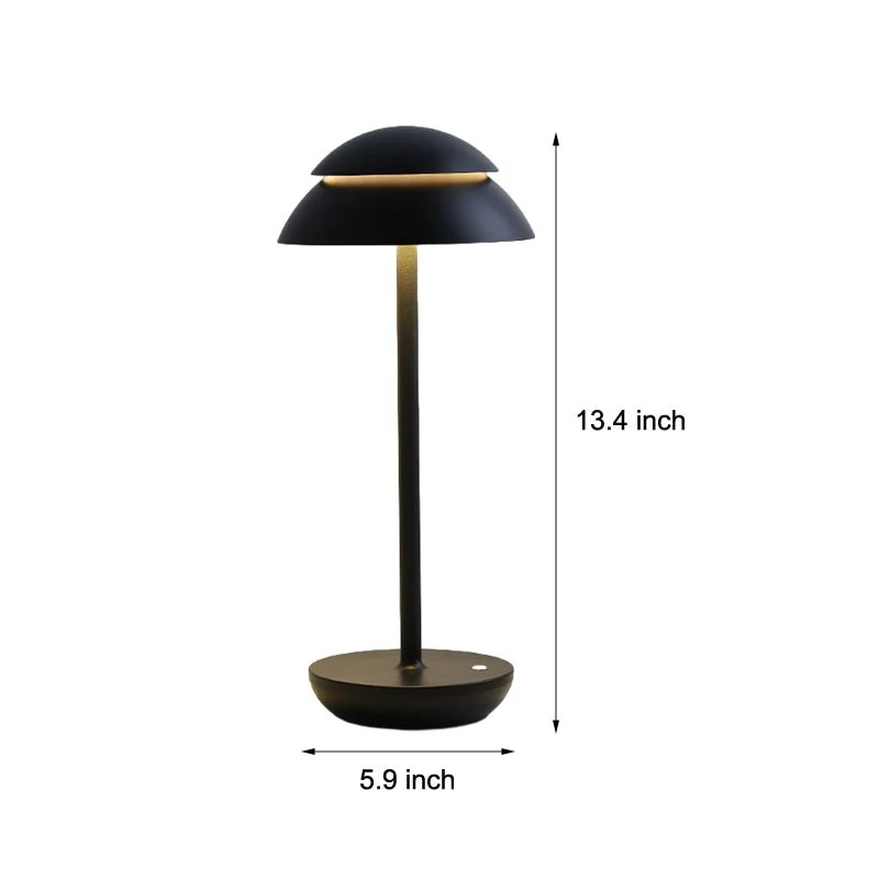 Bærbar LED Bordlampe – Genopladelig og Trådløs Frihed