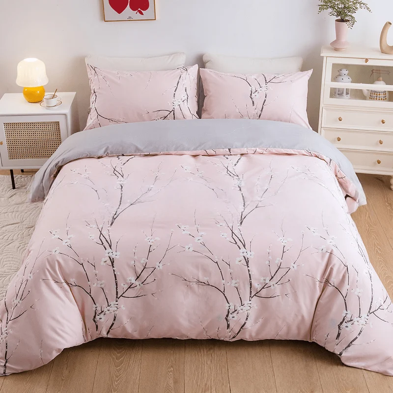 Elegant Sengetøjsæt med Blomsterdesign for Ro og Stil