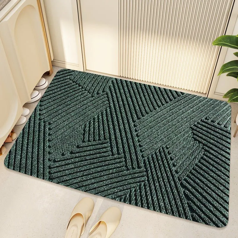 Superabsorberende Dørmåtte med Geometrisk Design - Skridsikker