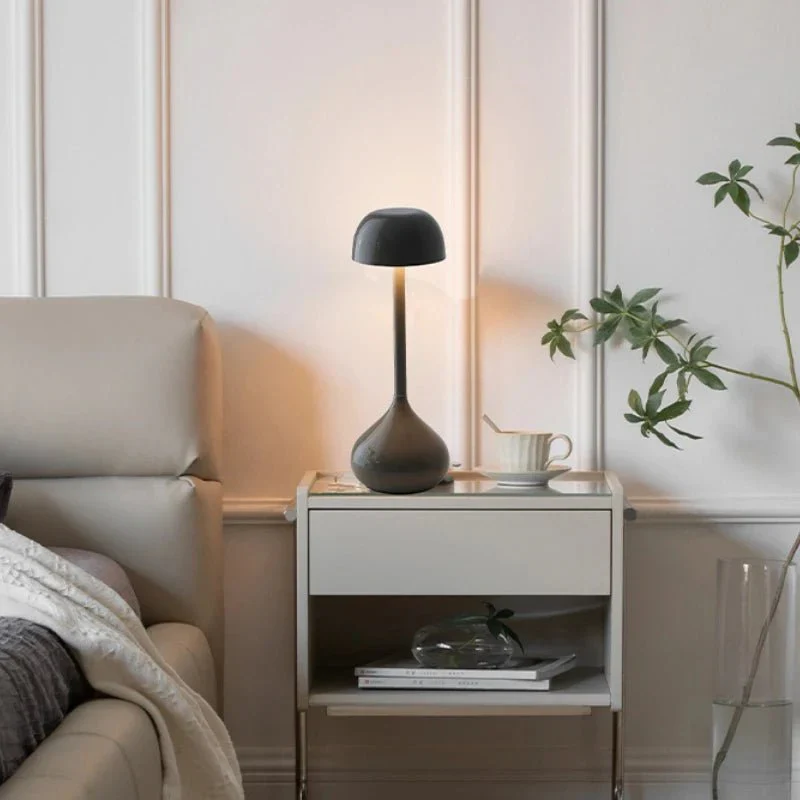 Bærbar Dæmpbar Bordlampe med Lang Batterilevetid