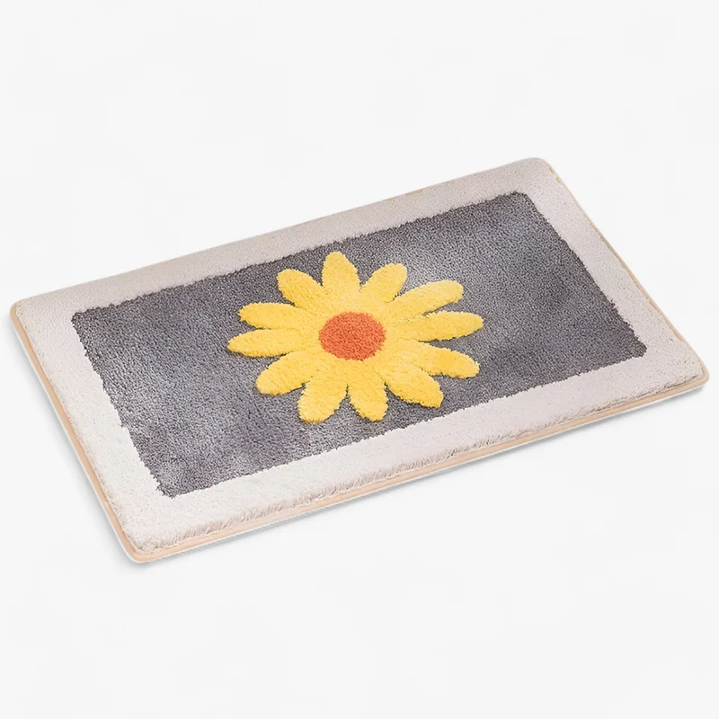 Blød Bademåtte 50x80 cm - Sikker og Vandabsorberende