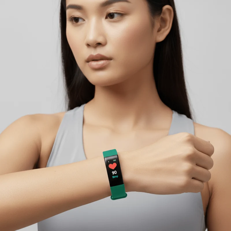 Seniorvenlig Fitness Tracker med Hjertefrekvensmåling