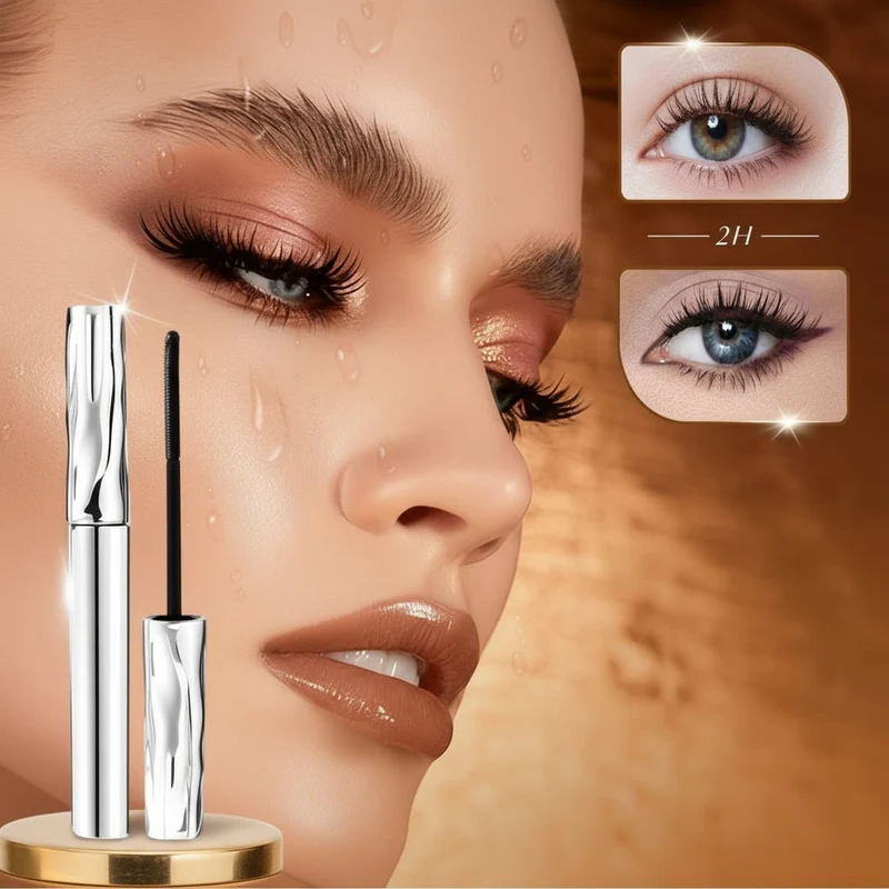 Vandfast Fiber Mascara med Langvarig Volumen & Bue
