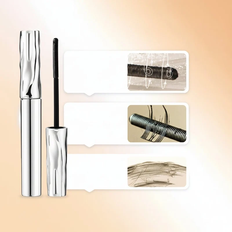 Vandfast Fiber Mascara med Langvarig Volumen & Bue