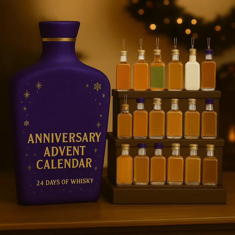 Whisky Julekalender 2025 – Dekorativ Nedtælling til Jul
