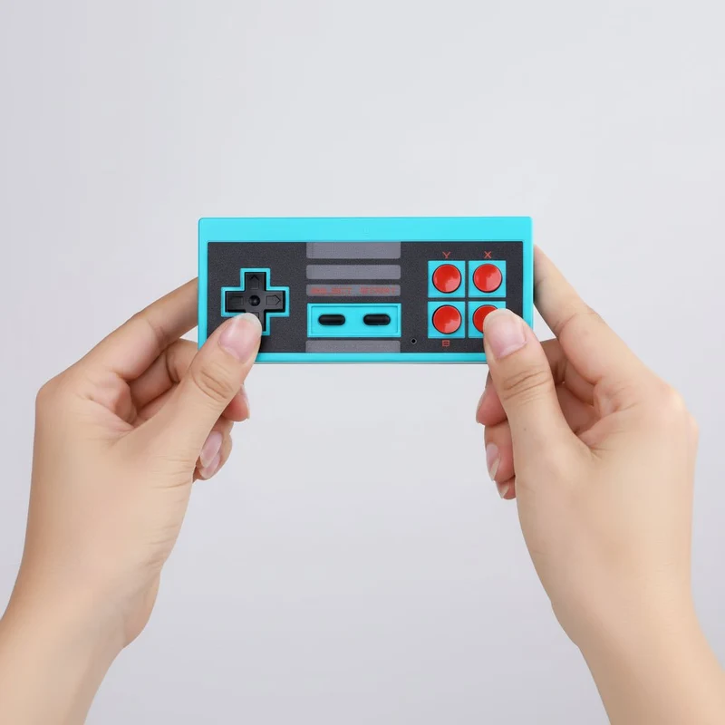 Trådløs 8-Bit Retro Spillekonsol Controller – Nostalgi & Frihed