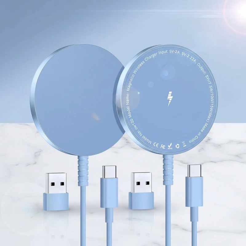 Magnetisk Trådløs Oplader til Hurtig iPhone Opladning 15W