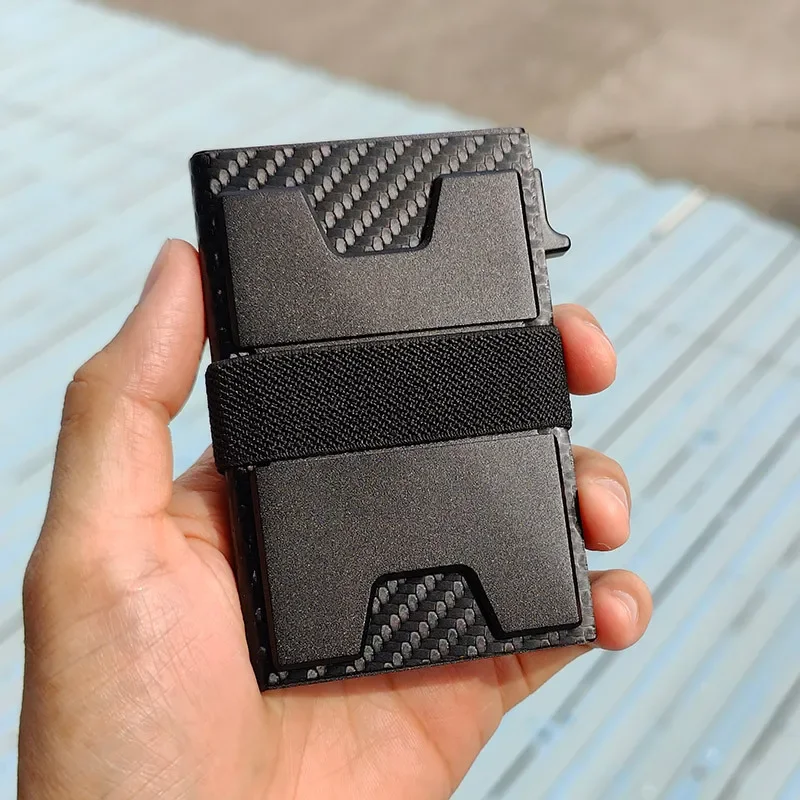 Elegant RFID-kortholder i aluminium - Beskyt dine data