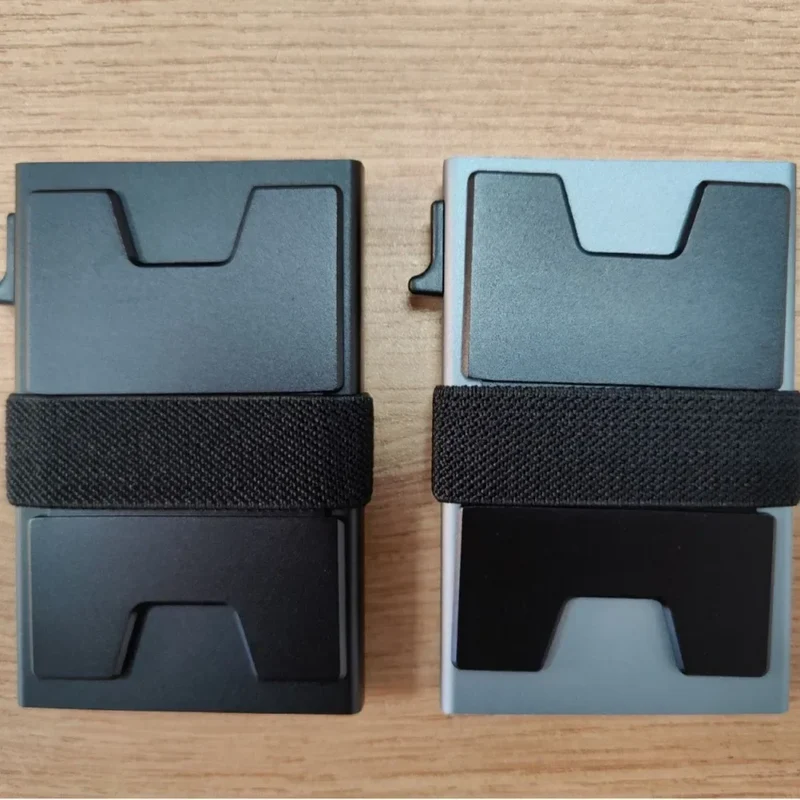 Elegant RFID-kortholder i aluminium - Beskyt dine data