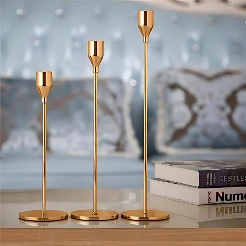 Moderne Stållysestager - Elegant Design til Dit Hjem