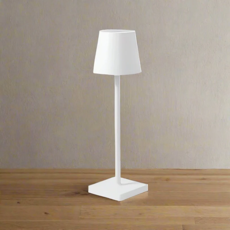 Trådløs LED-bordlampe med lang batterilevetid og fleksibilitet