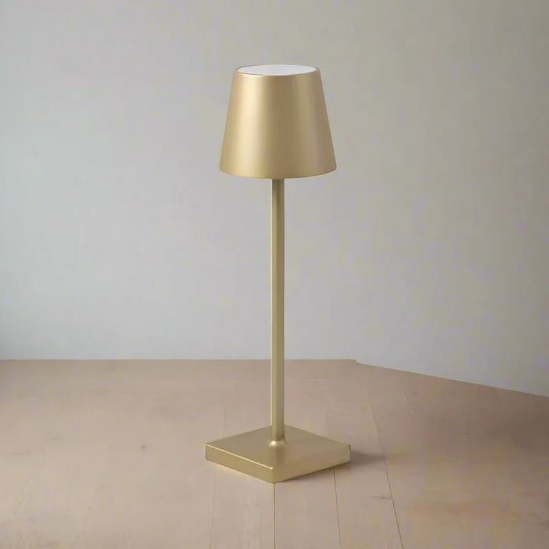 Trådløs LED-bordlampe med lang batterilevetid og fleksibilitet