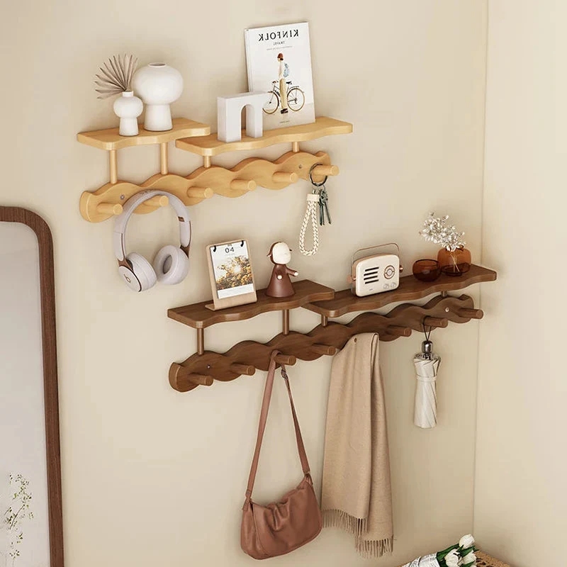 Pladsbesparende bambusgarderobe til stilfulde indgange