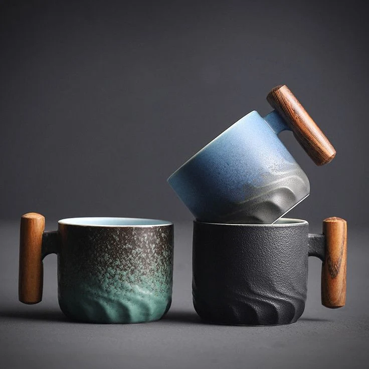 Porcelænsbechersæt - Stilfuld nydelse, 6 dele, 70ml