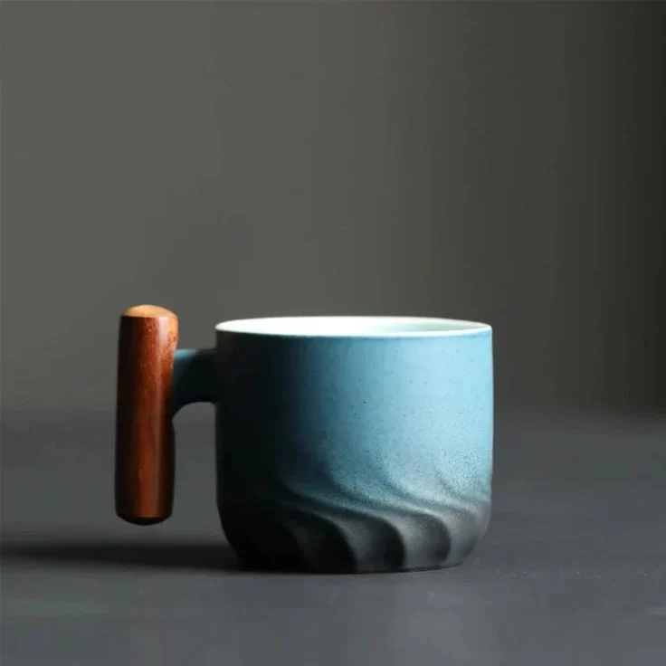 Porcelænsbechersæt - Stilfuld nydelse, 6 dele, 70ml