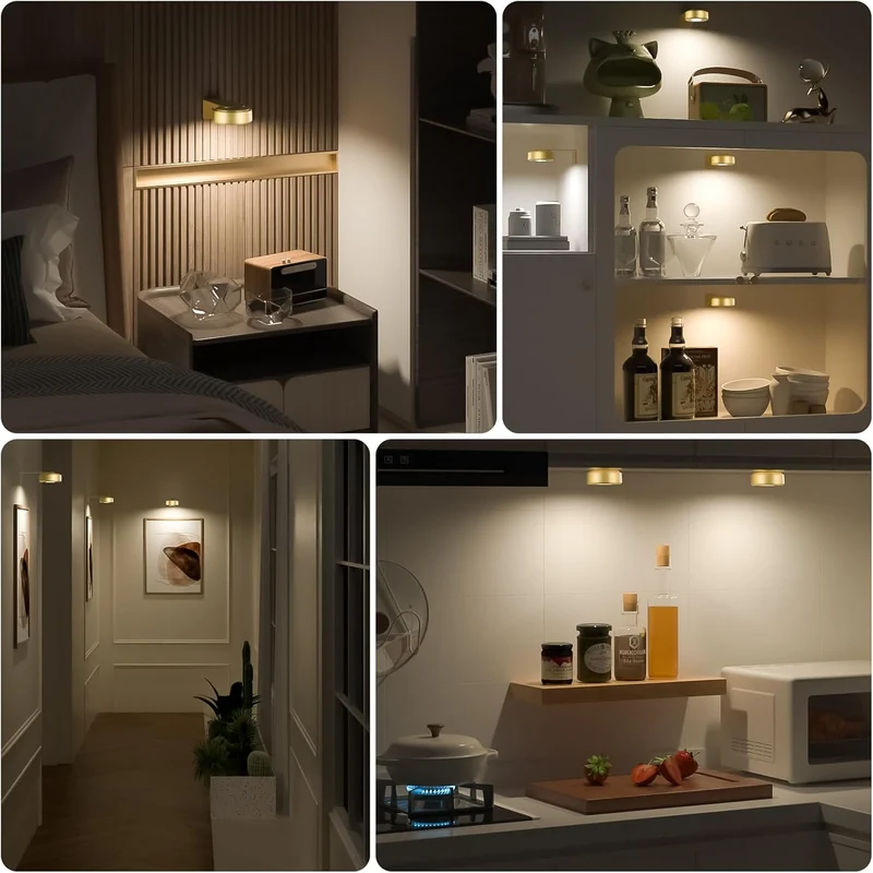 Magnetisk LED Billedlampe med Fjernbetjening - Trådløs og Justerbar