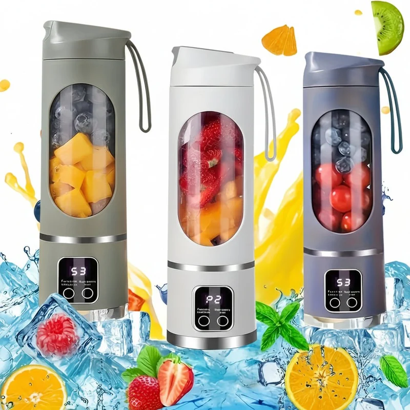 Bærbar USB Genopladelig Juicer – Friske Drikkevarer På Farten